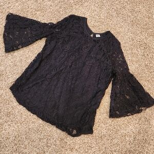Black lace top